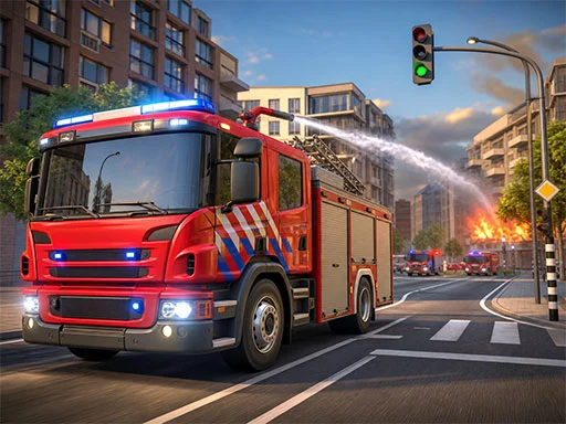 Fire Truck Rescue simulator - 5566bet