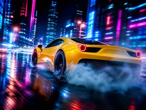 Neon City Drift Racing - 5566bet